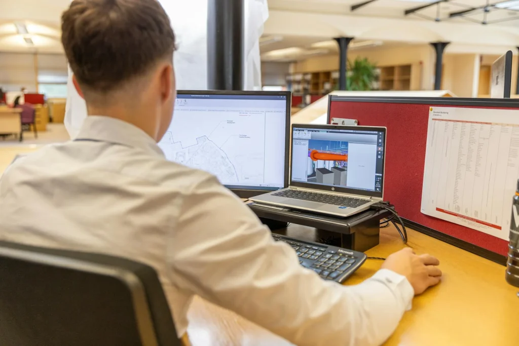 Aerospace mechanical component designed with integrated CAD tools